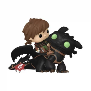 Funko POP! Rides Deluxe: How to Train Your Dragon - Hiccup with Toothless - Collectable Vinyl Figure - Gift Idea - Official Merchandise - for Kids & 
