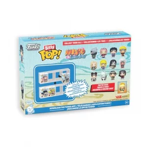 Funko Pop! Bitty: Naruto Shippuden - Kakashi, Sakura, Sasuke, and Chase Mini Figure - 0.9 Inch (2.2 Cm) - Anime Collectable - Gift Idea - Stackable D