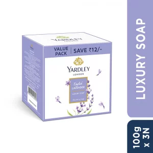 Yardley English Lavender Luxury Soap - 3 x 100 g