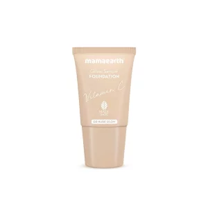 Mamaearth Glow Serum Foundation - Vitamin C - (03 Nude Glow) | 0.61 Fl Oz (18ml)