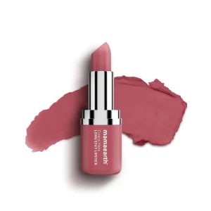 MAMAEARTH Creamy Matte Long Stay Lipstick with Murumuru Butter and Vitamin E 4.2g