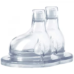 Pura Baby Sipper Spouts - Medical-Grade Silicone, Anti-Colic, Non-Plastic, 2-Pack