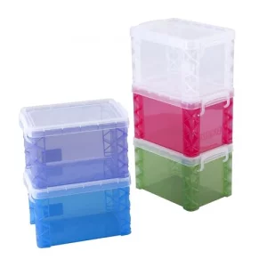 Super Stacker Index Card Box, 4 x 6 Inch Index Cards File Box, Note Holder, Index Card Holder, Flash Card Holder, Perfect for 4x6 Index Cards, Storag