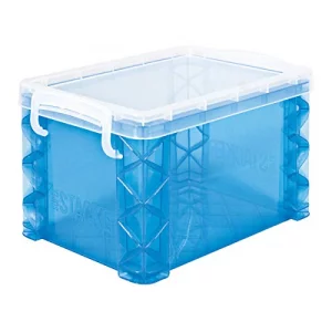 Super Stacker Index Card Box, 4 x 6 Inch Index Cards File Box, Note Holder, Index Card Holder, Flash Card Holder, Perfect for 4x6 Index Cards, Storag