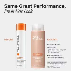 Paul Mitchell Color Protect Shampoo, Prevents Fade + Adds Shine, For Color-Treated Hair, 10.14 fl. oz