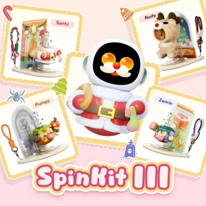 ENERGIZE LAB Eiliko Swappable Themed Bodies SpinKit III Holiday Ver. - Comes with 4 Themed Bodies to Match Your Mood or Style. Swap The Shell, Unlock