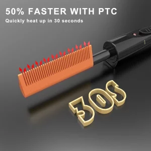 electric hot comb for wigs,450F Hot Comb for black hair,Dual Voltage PressingComb,Fast Heating Ceramic HotComb,straightening combs for Lace Front Wi
