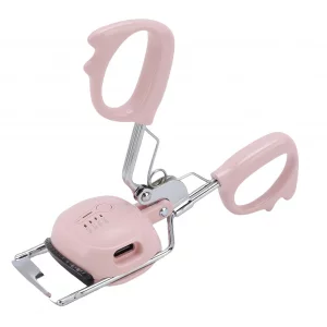 Semme Heated Eyelash Curler, Fast Heat Up 4 Temperature Settings Memory Function Electric Lash with Built in Lithium Ion Battery, for Travel Everyday