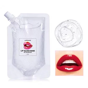 BestLand 2Pack DIY Homemade Moisturizing Lip Gloss Base, Lip Makeup Primer Basic Lipstick Material, Natural Non-stick Clear Lip Gloss Base Making Lip