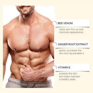 jeosisy Thermo Firm Bee Venom Oil for Chest Muscles, 2025 New Chest Muscles Bee Venom Oil for Strengthen The Chest Muscles(1Pack)