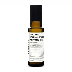100% Organic Sweet Almond Oil 100ml - Cold-Pressed - Rich in Skin-Nourishing Vitamin E - Straight from Farm in Italy - Non-GMO - No Additives or Pres