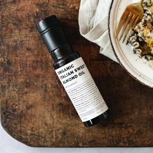 100% Organic Sweet Almond Oil 100ml - Cold-Pressed - Rich in Skin-Nourishing Vitamin E - Straight from Farm in Italy - Non-GMO - No Additives or Pres