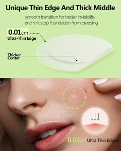 Beviliu Pimple Patches for Face 66 Counts, 2 Sizes Thinner Edge Hydrocolloid Acne Patches, Invisible Zit Patches for Face, Facial Skin Care Products 