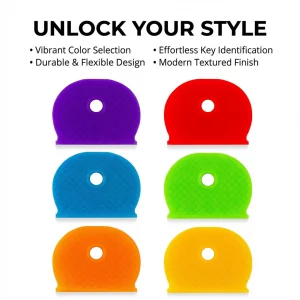 40pcs Key Covers Key Caps - Sukh Key Tags Key Cover Key Identifiers Protector Organizer Labels House Cute Key Accessories Vintage Plastic Silencer To
