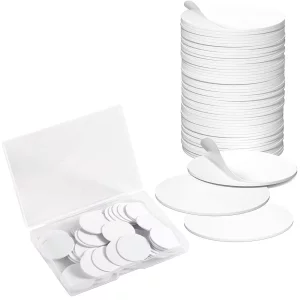 Origin-Joy 20 PCS NFC Tags, NTAG215 Blank Waterproof 25mm Round Coin NFT Chips with Adhesive, Programmable & Rewritable, Compatible with Amiibo, TagM