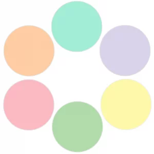 YEIHHEIY 18 PCS Pastel Dry Erase Dots 11 Inch Removable Stickers dots Wall Decals for School Classroom Whiteboard Teachers Students Table Desk