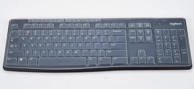 Keyboard Cover for Logitech MK370 MK270 K270 MK295 Wireless Keyboard, Logitech MK295 K270 MK270 Silicone Protective Covers Skin