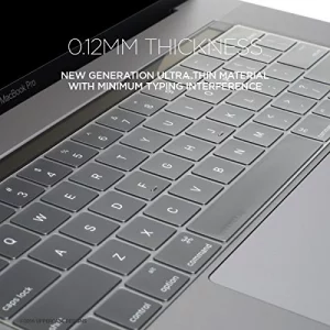 UPPERCASE GhostCover Premium Ultra Thin Keyboard Protector for MacBook Pro with Touch Bar 13
