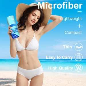 Lightweight Thin Microfiber Beach Towel Oversized Quick Dry Compact Sandproof Clearance Towels Sand Free Camping Swimming Pool Easy Pack Travel Acces