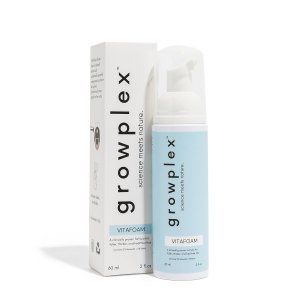 Growplex Vitafoam 5% Minoxidil Foam for Men & Women, DHT Blocking Minoxidil for Men Foam - Hair Regrowth