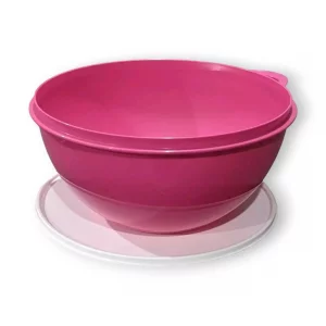 Tupperware Thatsa Bowl Mixing Bowl 32 Cups 7.8L Hot Pink with White Seal