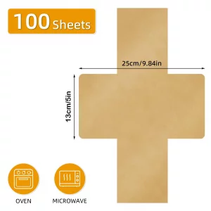 Lconvicely 100 Sheets Loaf Pan Liners, Non-Stick Parchment Paper for Baking Toast,Sourdough,Cakes, Banana Bread, Ideal Bread Pan Liners for Baking(Re
