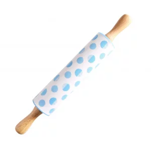 FAVOMOTO Dumpling Dough Rolling Pin, Non-stick Kitchen Roller Pin Baking Kitchen Essential Tool for Pie Crust Cookies Pizza Dough and Bread