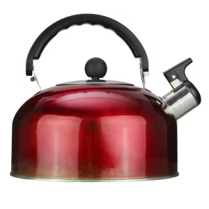 ABOOFAN Whistling Tea Kettle Stovetop Boiling Kettle with Ergonomic Handle 7.28 Inch Large Capacity for Home Kitchen Gas and Induction Stove Use