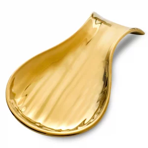 Hasense Ceramic Spoon Rest, 7 Inch Spoon Holder for Stove Top, Coffee Spoon Rest for for Kitchen Counter, Spatula Holder, Luxury Modern Farmhouse Dec