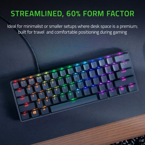 Razer Huntsman Mini 60 Percent Wired Optical Clicky Switch Gaming ...