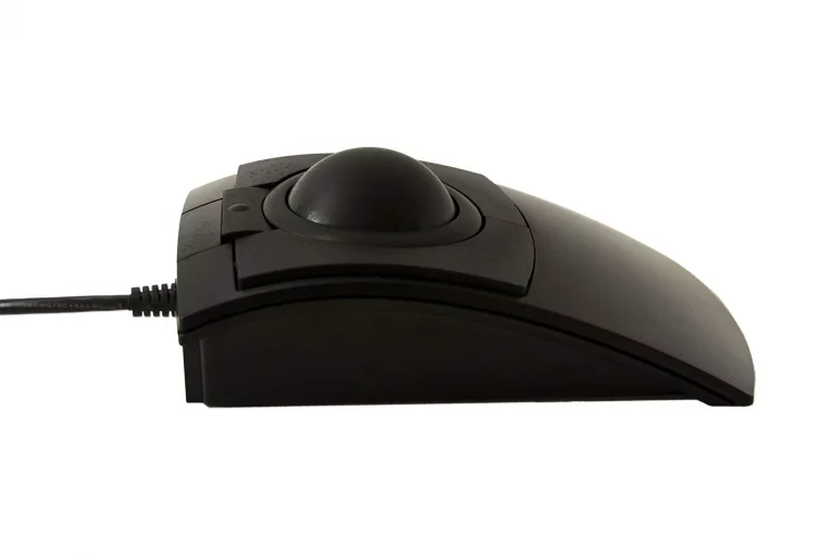 L Trac X-keys O-Trac Black Trackball USB/PS2 with Opto-Mechanical Tracking for ...