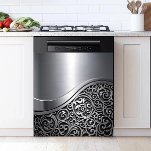 AOHMPT Dishwasher Magnet Sticker Cover Panel Decal Refrigerator Magnetic Sticker Decorative for Kitchen Decoration,Fridge Door Cover,Home Appliances 