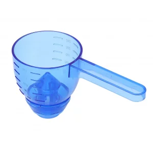 Funnel Scoop for Powder, 25g Spill Proof Bottle Scoop Measuring Spoon Kitchen Measuring Tool for Kitchen Milk Coffee Protein Powder (Blue)