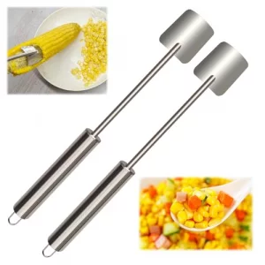 Corn stripper/kernel remover, suitable for Christmas, home kitchens, restaurant chefs, and outdoor picnic enthusiasts. Fast and safe. (Pack of 2)