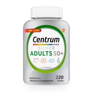 Centrum Silver Multivitamin for Adults 50 Plus Multivitamin Multimineral Supplement Vitamin D3 B Vitamins Gluten Free Non GMO Ingredients