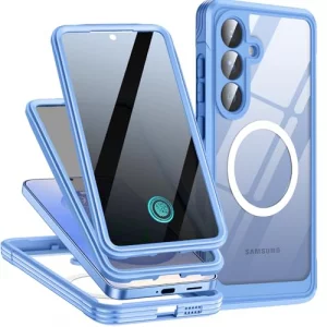 TLIKEMISS Magnetic for Samsung Galaxy S26 Case with Privacy Screen Protector, Compatible with Magsafe, Military Grade Protection, Anti-peep Privacy S