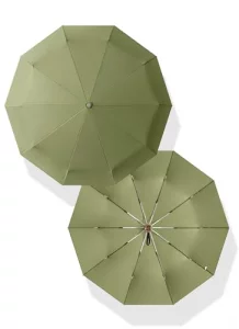 Rain Cats Large 45/50 Inch Umbrellas for rain Strong10 Ribs Fiberglass Umbrella Windproof Wabig Compact Automatic portable Folding Travel Thick Fabri