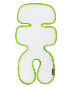 Manito Breath Original 3D Mesh Pad/Seat Liner for Stroller and Car Seat, Green, One Size