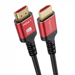 ApoJodly 8K HDMI ARC/eARC Cable for Soundbar 6.6FT, eARC HDMI Cable 2.1 Dolby Atmos 48Gbps High Speed HDMI Cord (8K@60Hz 4K@120Hz 2K 3D HDR HDCP 2.2&